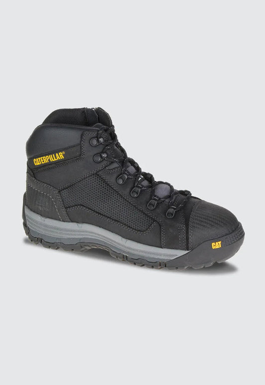 Boots Safety CAT Convex St Zip Sided/Lace Up P720055