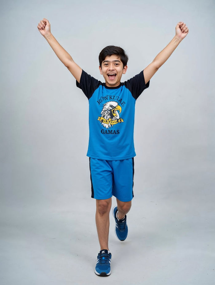 Boys Raglan T-Shirt & Shorts Set
