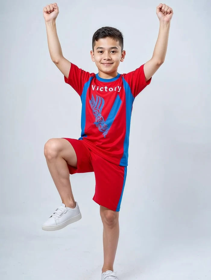 Boys Raglan T-Shirt & Shorts Set - Hinz Clothing