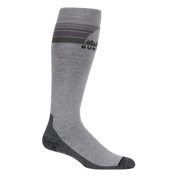 Burton Emblem Midweight Socks - Grey Heather