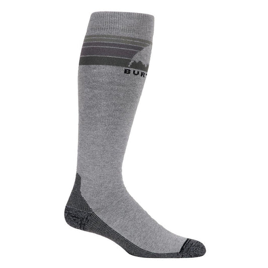 Burton Emblem Midweight Socks - Grey Heather