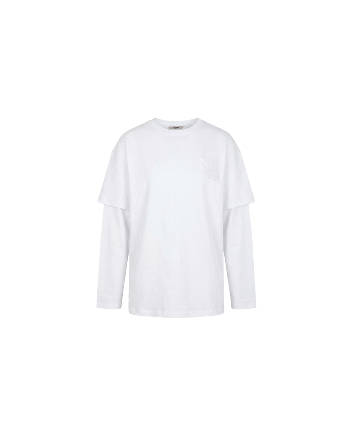 BUTTERFLY LAYERED T-SHIRT WHITE