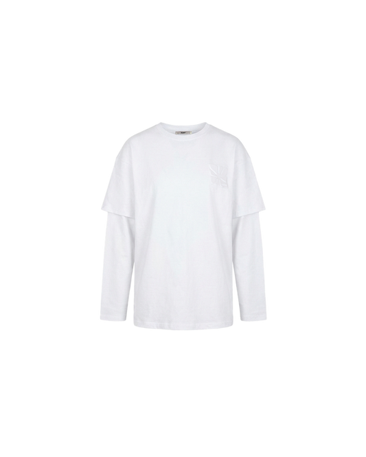 BUTTERFLY LAYERED T-SHIRT WHITE
