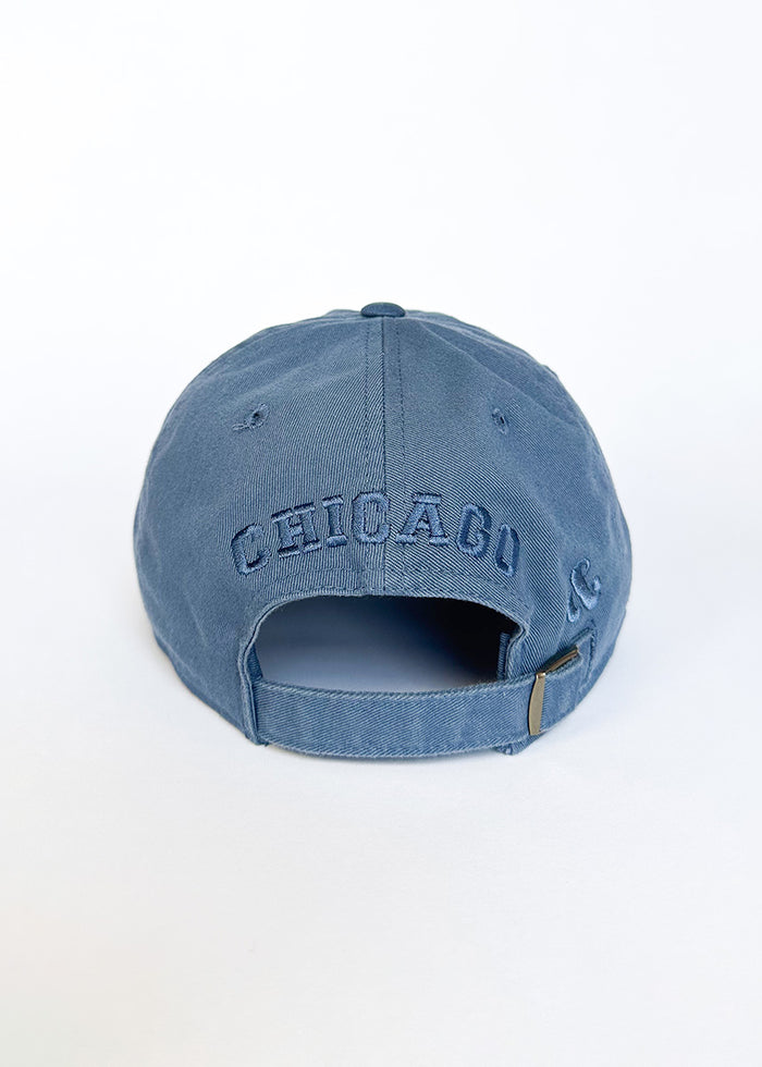 C Is For Chicago Dad Hat - Breaker Blue