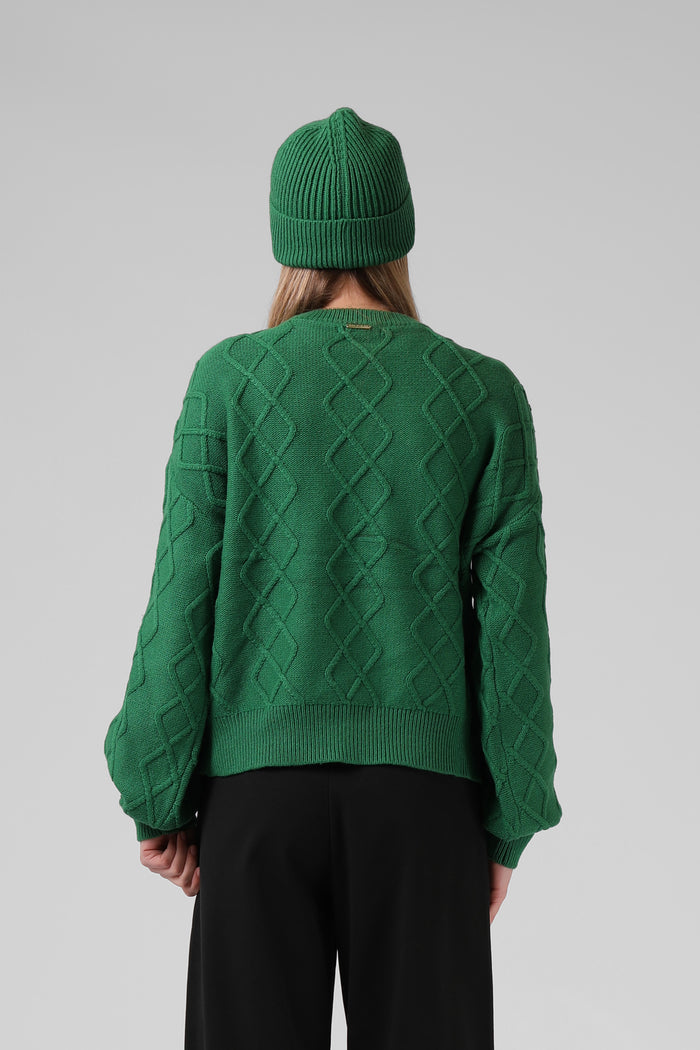 Cable Knit - Green