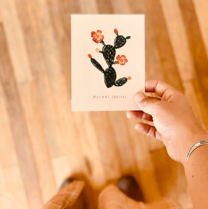 Cactus Blossom Gracias Card
