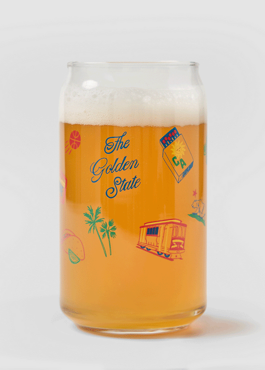California Icons Can Glass