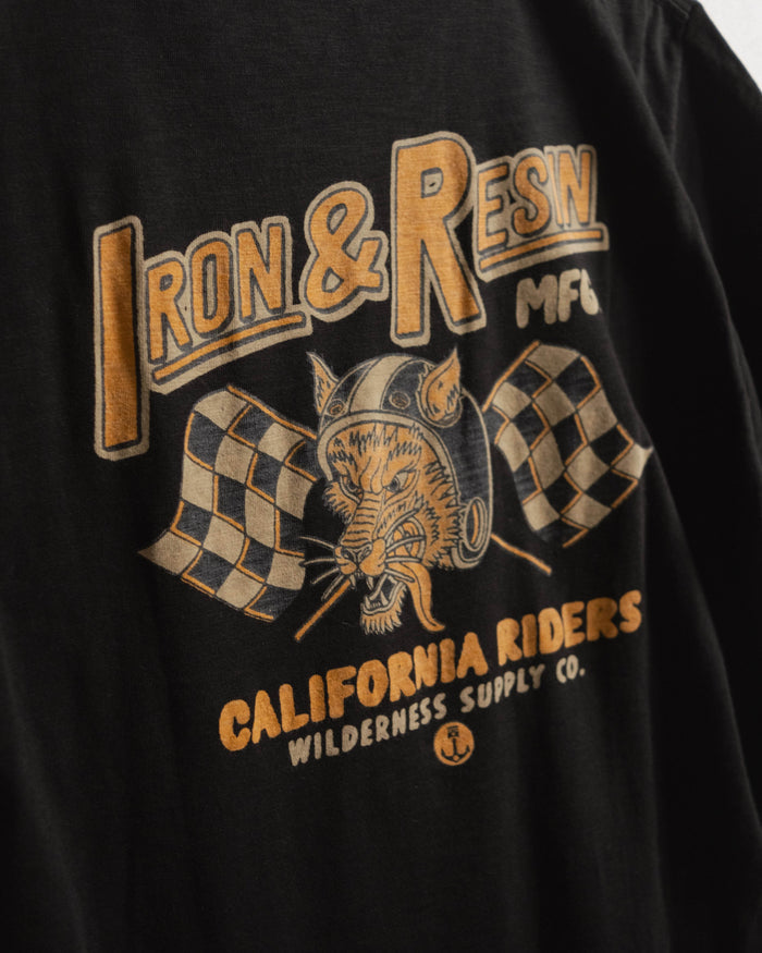 California Riders Pocket Tee - Iron & Resin