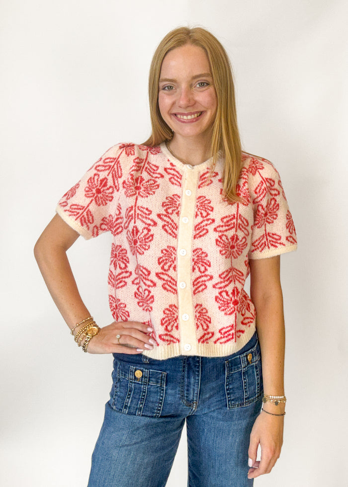 Carrie Floral Cardigan
