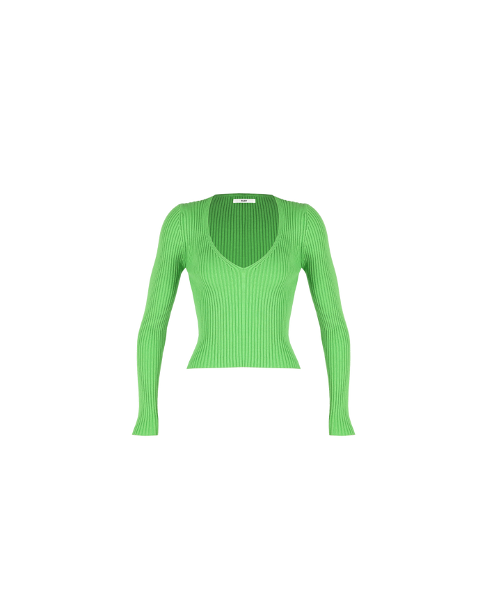 CARRIE LONG SLEEVE LIME