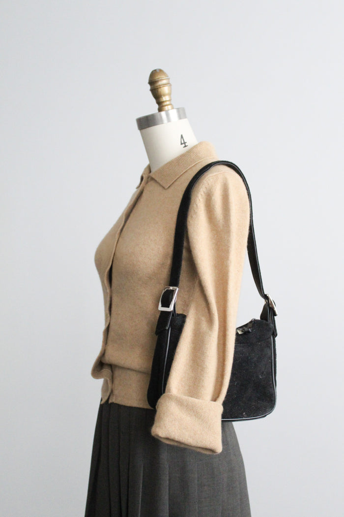 cashmere button up