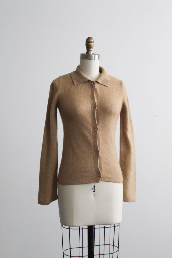 cashmere button up