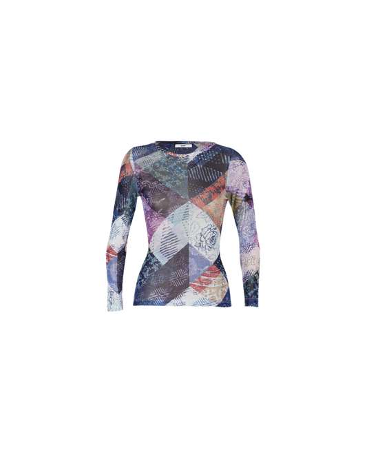CHAPELLE MESH TOP PATCHWORK