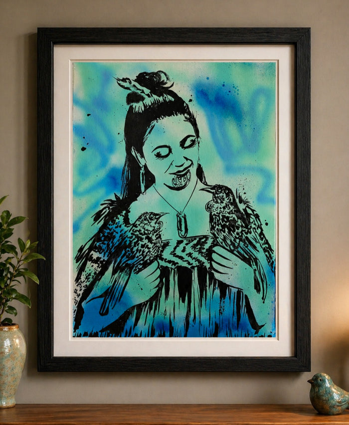 Cheeky Little Tuis Print