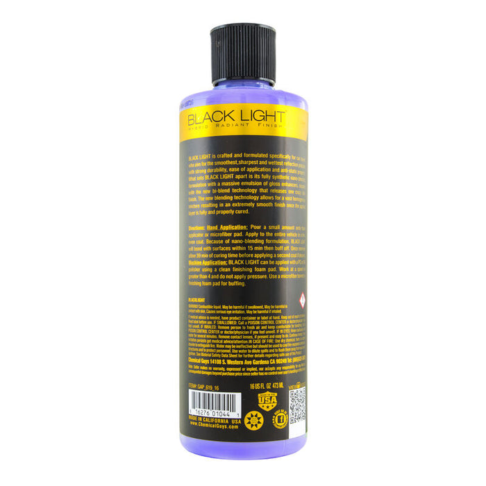 Chemical Guys Black Light Hybrid Glaze and Sealant - Detailing Connect