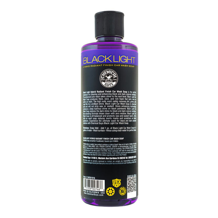 Chemical Guys Black Light Radiant Finish Car Wash - Detailing Connect