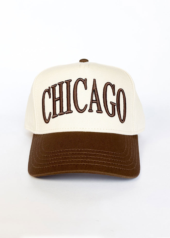 Chicago Puff Baseball Cap - Espresso
