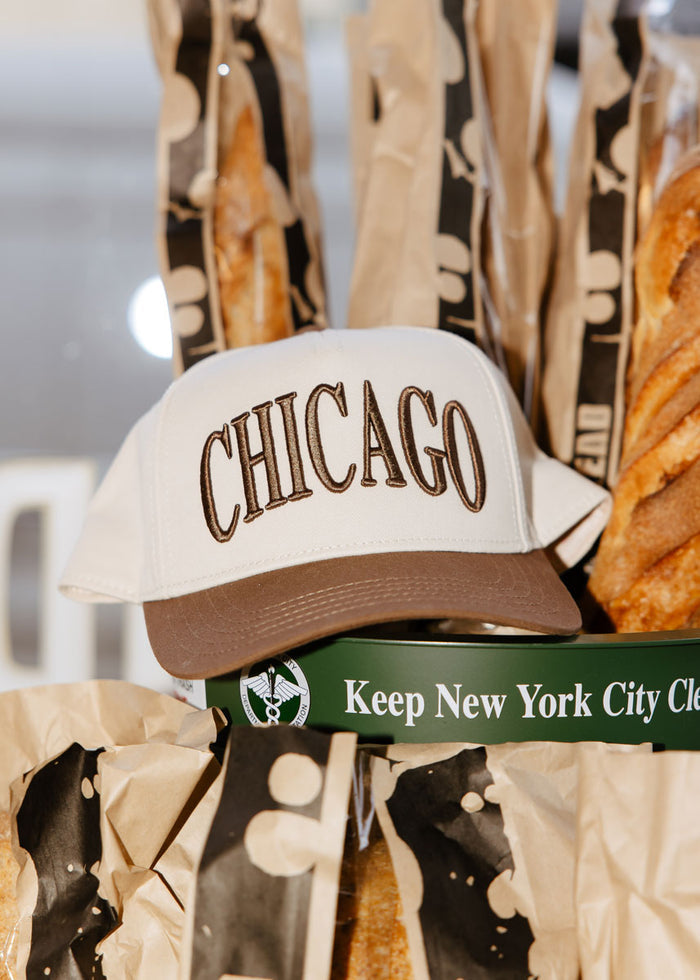 Chicago Puff Baseball Cap - Espresso