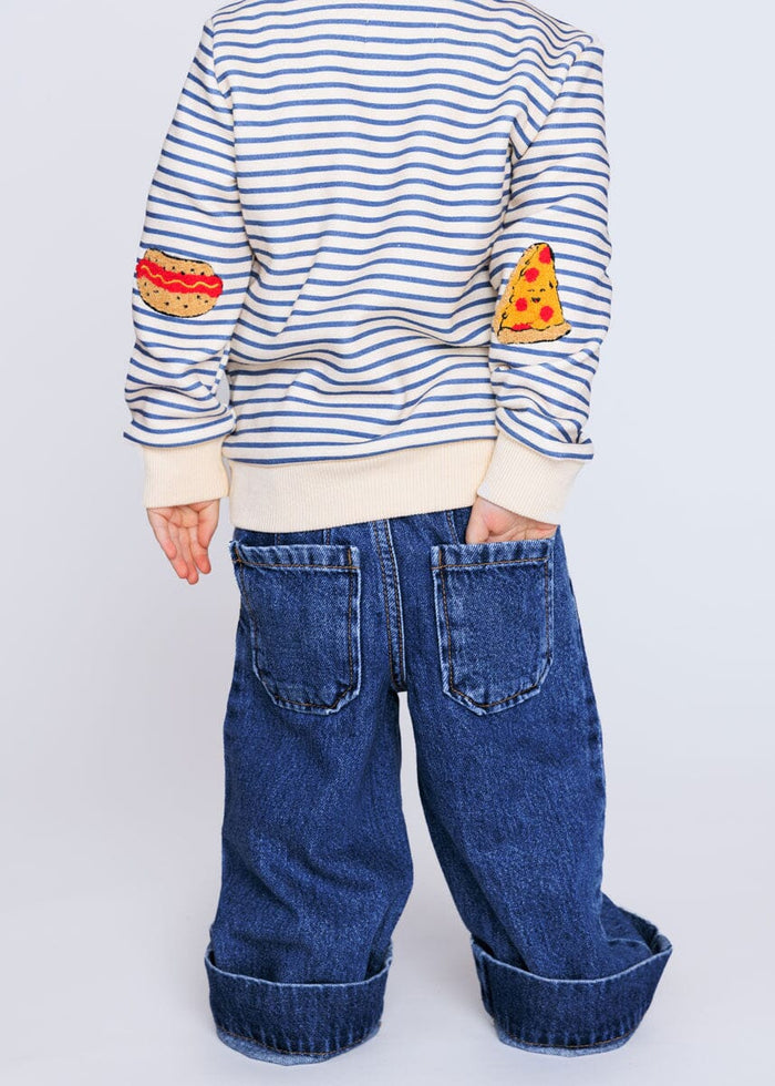 Chicago Striped Patch Sweatshirt