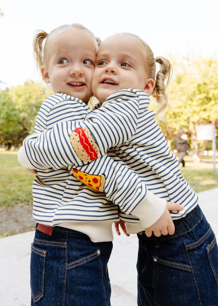Chicago Striped Patch Sweatshirt