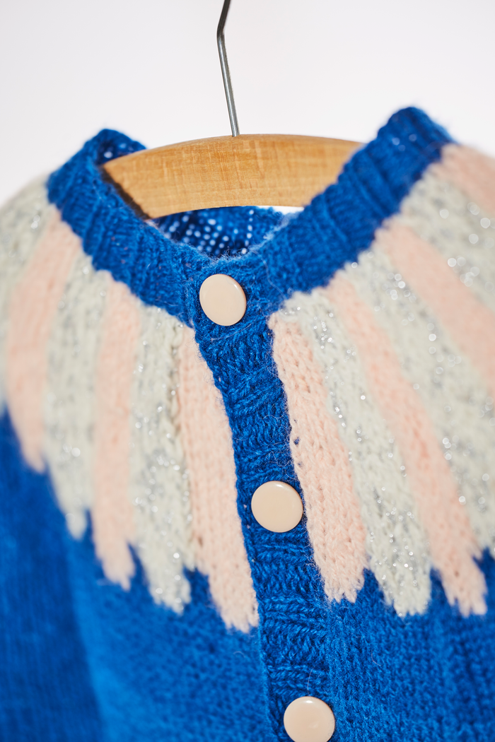 Cirkus Cardigan strikkeopskrift