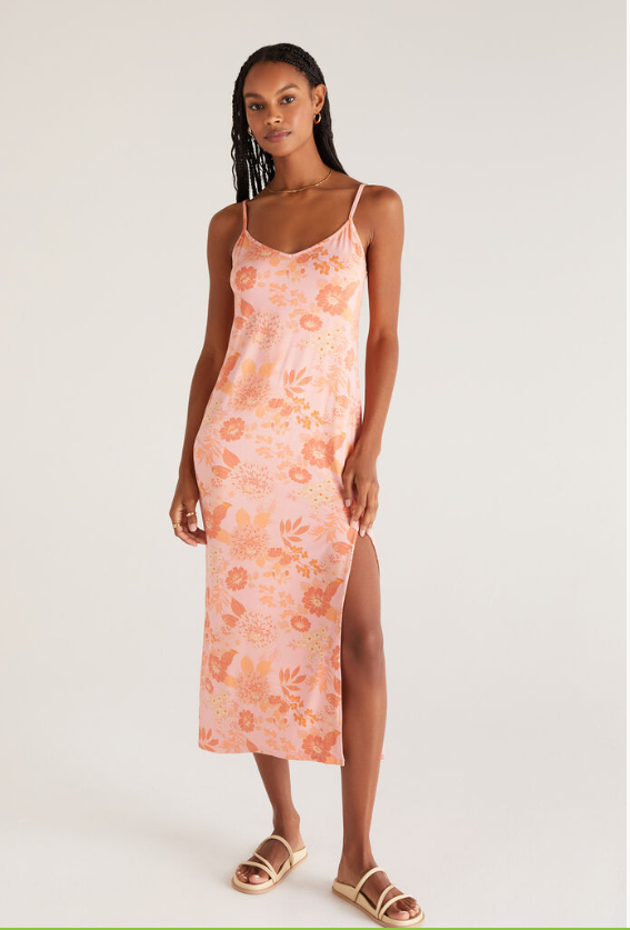 Cora Floral Midi Dress