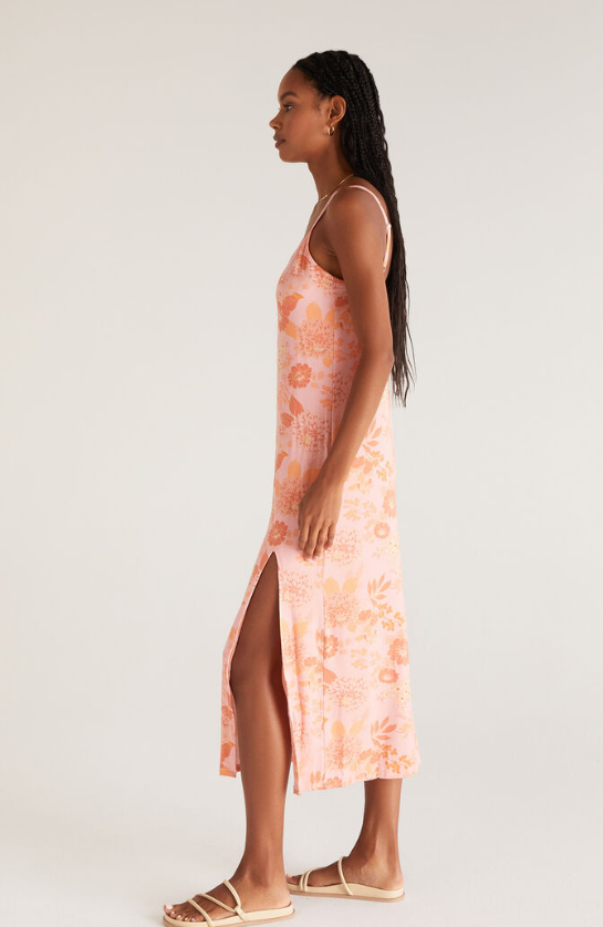 Cora Floral Midi Dress