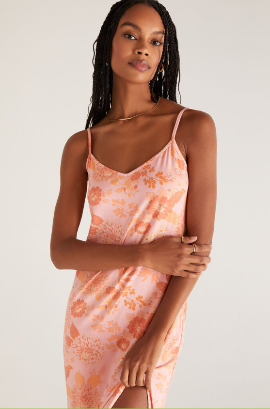 Cora Floral Midi Dress