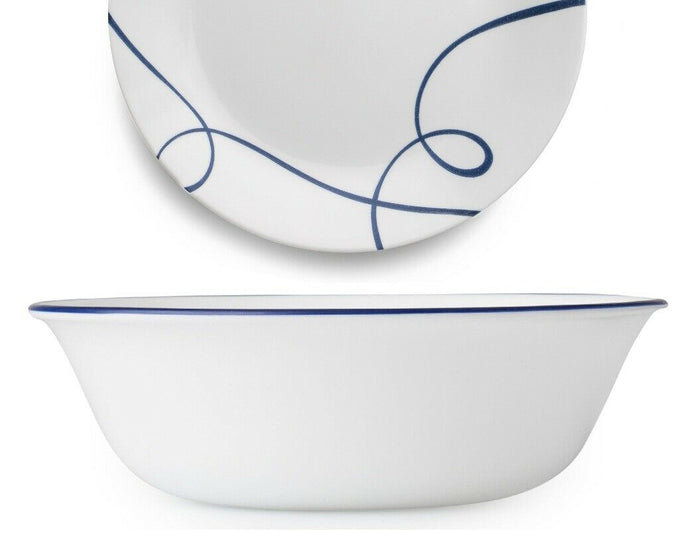 ❤️ Corelle 18-oz SOUP CEREAL SALAD BOWL *Cobalt Circles, Ocean Blues, True Blue