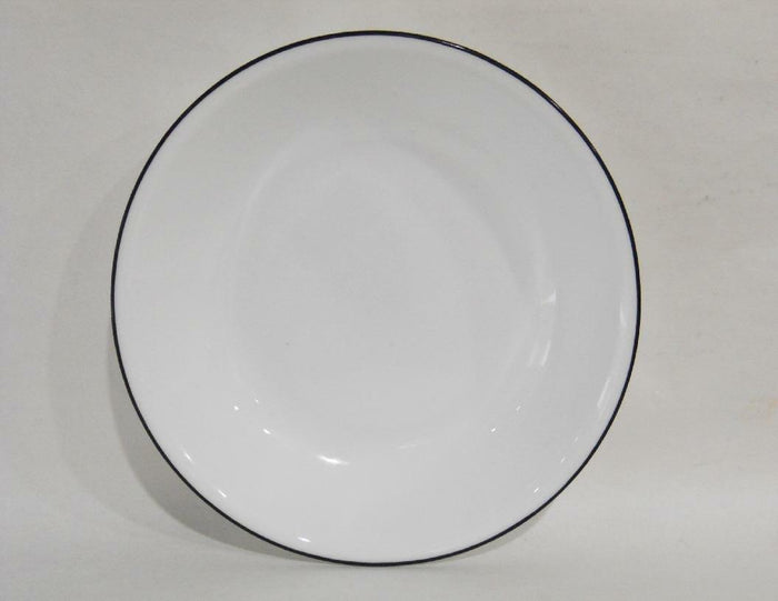 Corelle BLACK RIM 20-oz PASTA BOWL Shallow Soup *Cafe, Simple, Mosaic, Lyrics