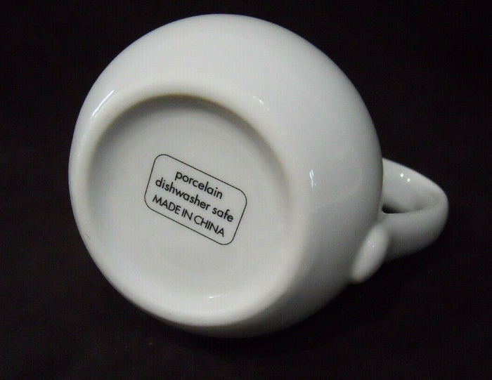 CORELLE Coordinate KYOTO LEAVES Porcelain CREAM / SYRUP PITCHER Red Gray Leaves