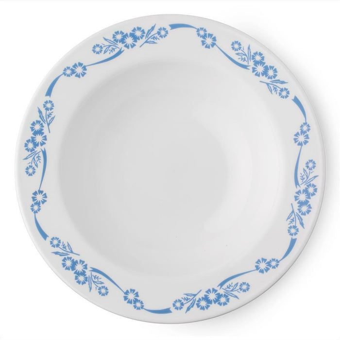 ❤️ Corelle CORNFLOWER BLUE 60th Anniversary 10 3/4" FLAT WIDE-RIM ENTREE 28-oz BOWL