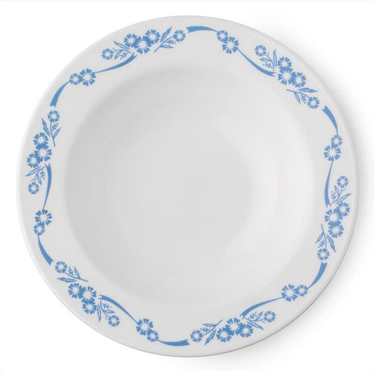 ❤️ Corelle CORNFLOWER BLUE 60th Anniversary 10 3/4" FLAT WIDE-RIM ENTREE 28-oz BOWL
