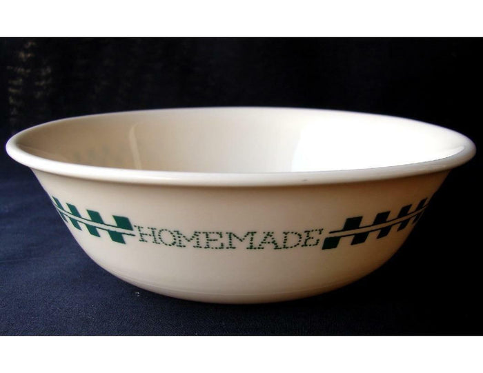 Corelle FARM FRESH Fruit Sandstone 18oz SOUP CEREAL BOWL Green Gingham JAM *New