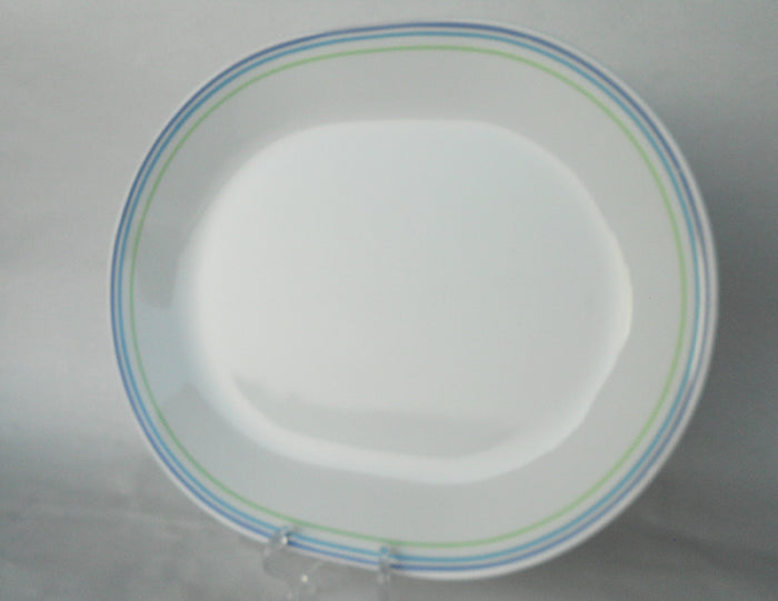 ❤️ Corelle MOONGLOW Oval SERVING PLATTER Chop Plate Tray *Purple Blue Green