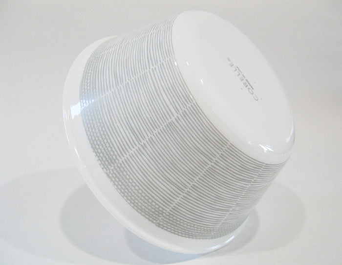 Corelle WOVEN LINES 21.5-oz SOUP CEREAL BOWL Salad Flared Rim Grey Gray Fabric