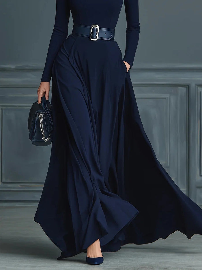 Corliss - High-Neck Maxi Dress