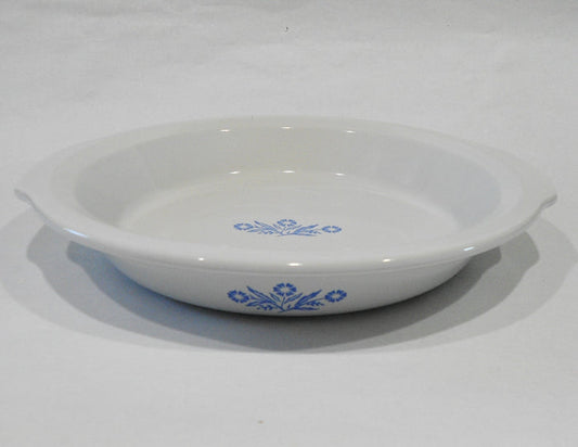 ❤️ CorningWare CORNFLOWER BLUE STONEWARE 10.5" PIE PLATE Dish / 60th Anniversary