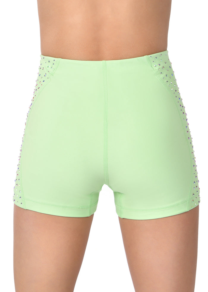 Crystal Compression Short in Pistachio