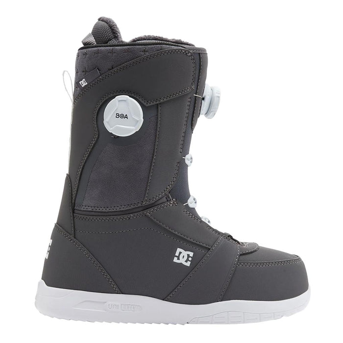 DC 2025 Womens Lotus Boa Boots - Dark Grey/White