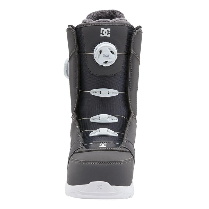 DC 2025 Womens Lotus Boa Boots - Dark Grey/White
