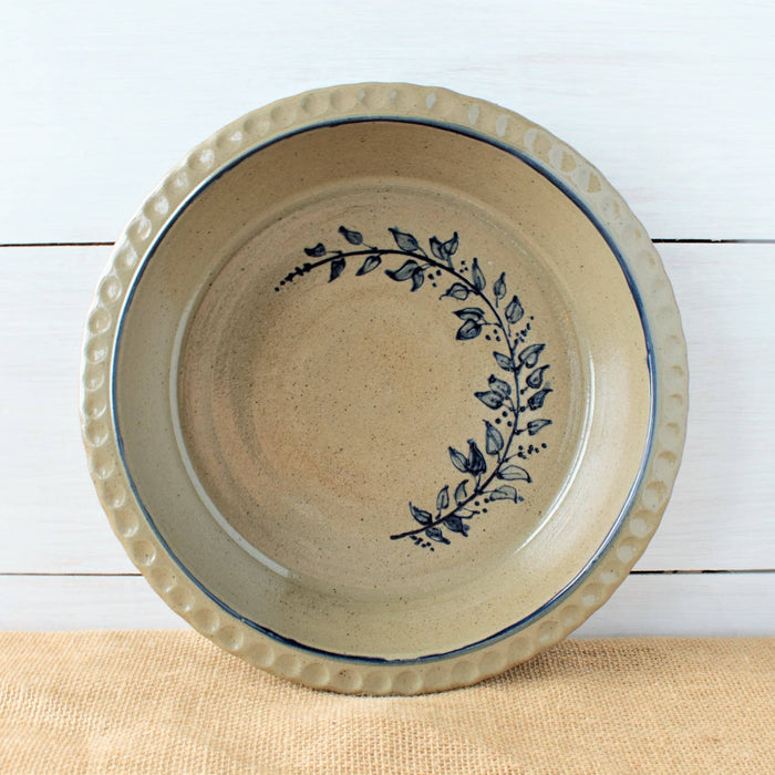 Deep Dish Pie Plate in Farm Floral