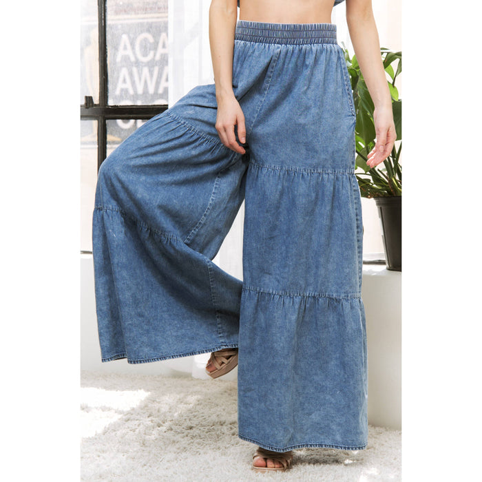 Style the Denim Daydream Pants exclusively at Born To Glam