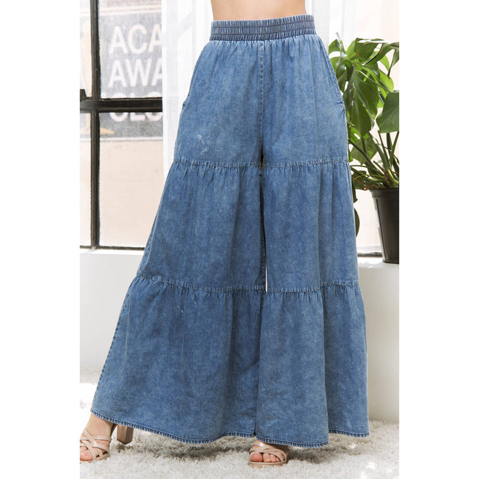 Style the Denim Daydream Pants exclusively at Born To Glam