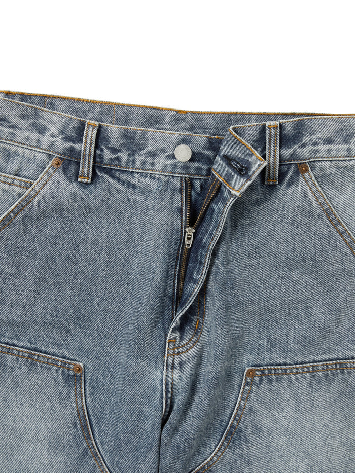 Denim Double Knee Pant