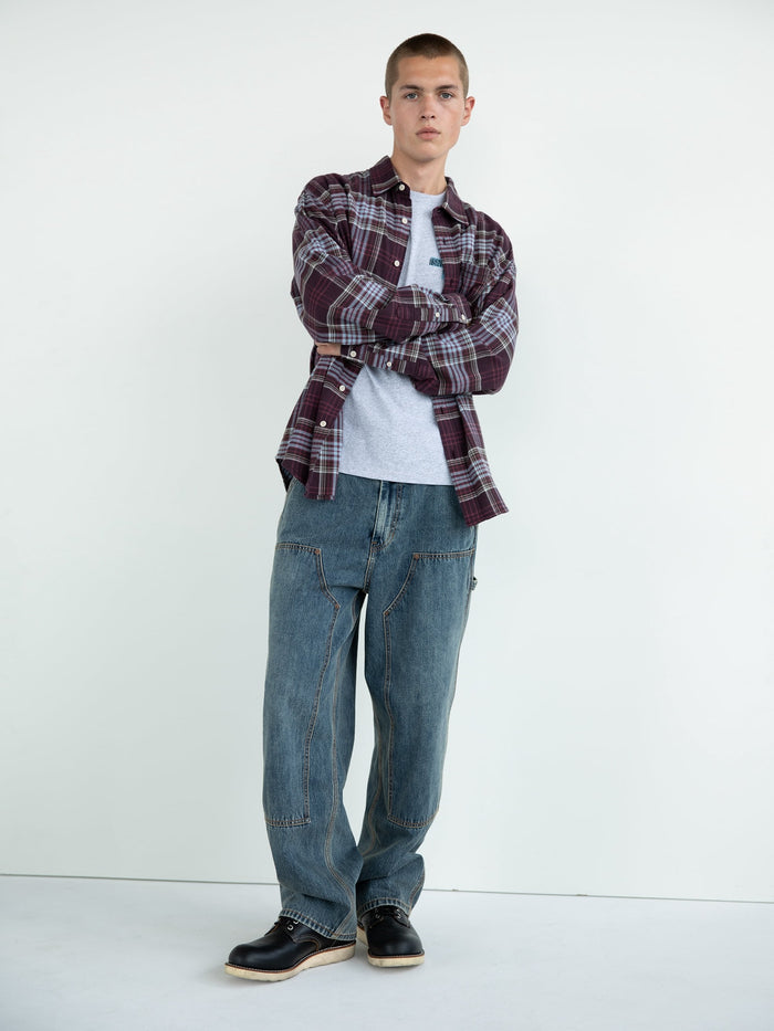 Denim Double Knee Pant