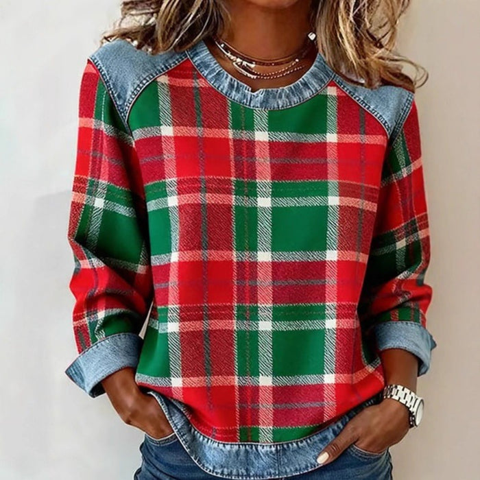 Green Red Plaid / L