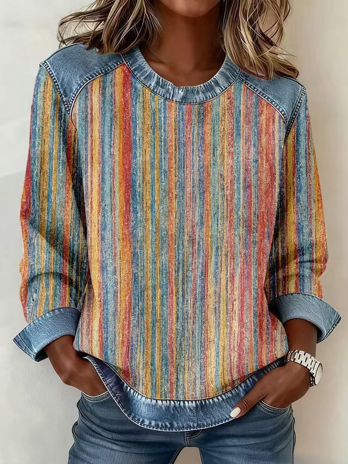 Multicolor Stripe / L