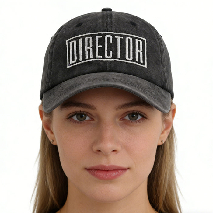 Director Filmmaker Hat cotton fabric texture breathable construction