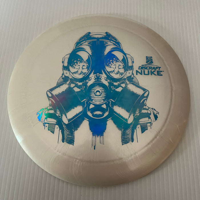 White/Teal Reflective Stamp / 173-174 grams